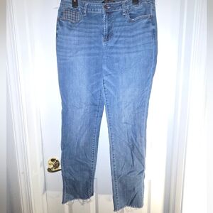 Judy Blue Light Blue Skinny Jeans Minimum Destressing